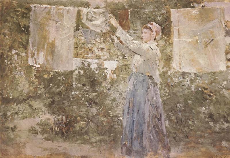 Berthe Morisot The woman Air dress